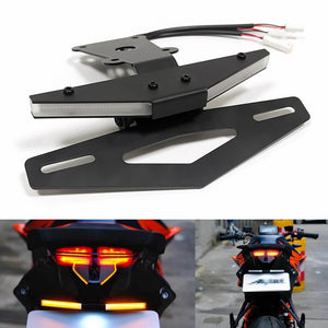 LED Tail Tidy Fender Eliminator Kit Integrated Rear Turn Signals License Plate Holder Light Bracket For KTM 1290 Super Duke R  2020+ - pazoma