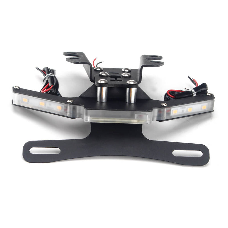 LED Tail Tidy Stealth Fender Eliminator Kit Integrated Turn Signals License Plate Holder Light Bracket For YAMAHA MT-07 FZ-07 2014-2021 - pazoma