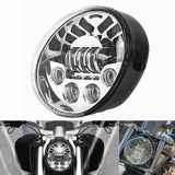 LED Ultra View Headlight Headlamp W/DRL For Harley V-Rod VRSCX VRSCA VRSCB Muscle VRSCF VRSCSE Night Rod Special VRSCDX Street Rod VRSCR 02-17 - pazoma