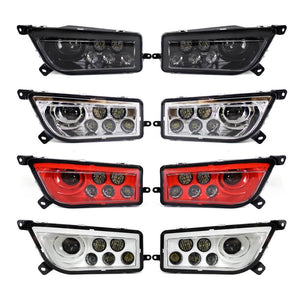 2014-2020 Polaris RZR 1000 XP Turbo RZR 900 General Conversion LED Headlights Kit Replacement Headlamp - pazoma