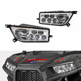 2014-2020 Polaris RZR 1000 XP Turbo RZR 900 General Conversion LED Headlights Kit Replacement Headlamp - pazoma