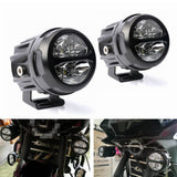 LED Projectors Spotlights Auxiliary Anti Fog Light For Honda Africa Twin Yamaha MT-07 MT-09 Kawasaki Versys SUZUKI DL VStrom W/Bracket Switch Wiring - pazoma