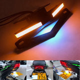 KAWASAKI NINJA 636 ZX-6R 09-18 ZX-10R 08-10 LED Tail Tidy Stealth Fender Eliminator Kit Integrated Turn Signals License Plate Light Bracket Holder - pazoma