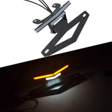 LED Tail Tidy Fender Eliminator Kit Integrated Turn Signals License Plate Holder Light Bracket For KTM 1290 Super Duke R 2014-2019 - pazoma