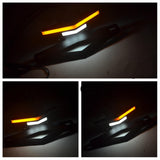 Kawasaki Z900 2017-2021 LED Tail Tidy Stealth Fender Eliminator Kit Integrated Turn Signals License Plate Light Bracket - pazoma