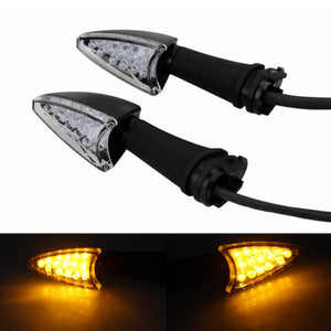 Amber LED Turn Signal Light Indicators Blinker Flashers For Yamaha YZF R1 R6 FZ1 FZ8 FZ6 N S R FZ1 Fazer XJ6 Diversion/F XJ6N TDM 900 FZ-25 FZ-03 - pazoma