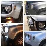 Jeep Renegade 2015-up LED Fender Side Marker Lights Turn Signal Lights Conversion Kit Reflection Warning Lamp - pazoma