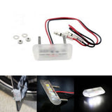 Universal Motorcycle LED License Number Plate Light White LED Water Drop Style Dirt Bike Motocross Quads ATV UTV Scooters - pazoma