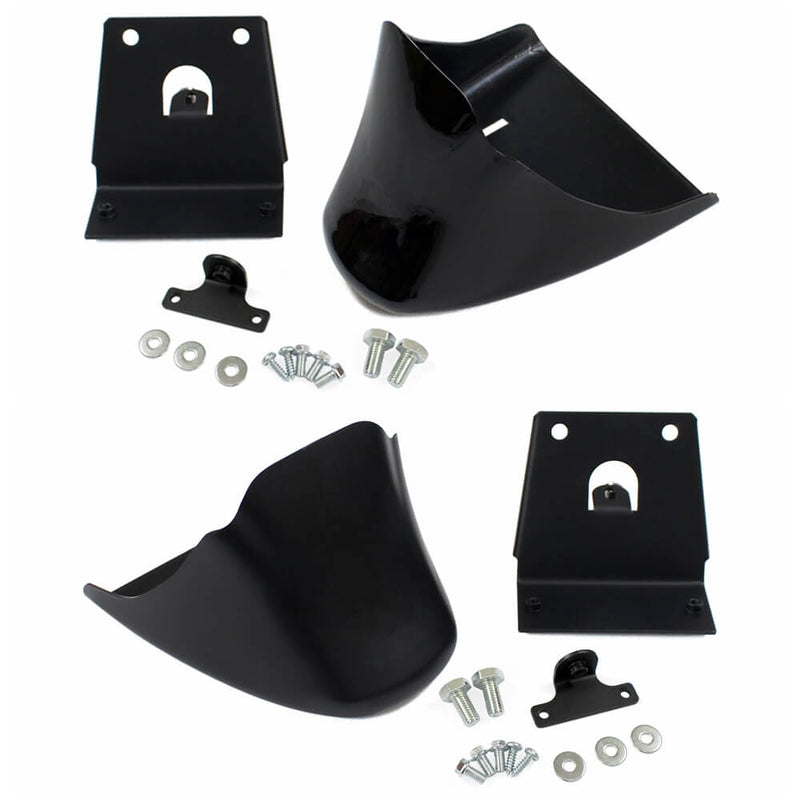 Motorcycle Black Lower Front Bottom Spoiler Mudguard Air Dam Chin Fairing Cover for Harley XL Sportster 883 1200 2004-2020 - pazoma