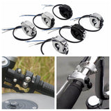 CNC Cafe Racer Motorcycle Switches Headlight Fog Light Horn Brake ON/OFF Start Kill 3 Button Switch M-Switch 7/8