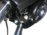Harley T sport T-SPORT Fairing Headlight Extension Block Relocation Bracket Black - pazoma