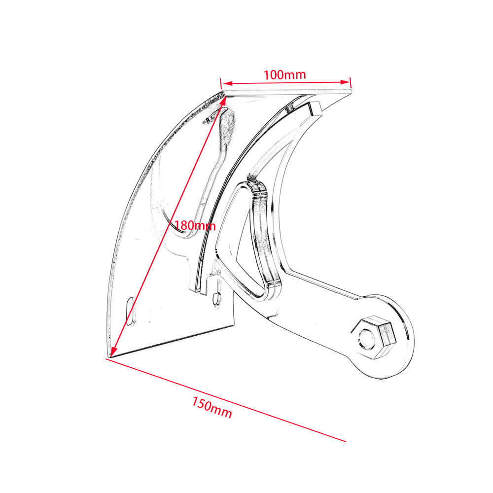 Motorcycle Curved Swingarm Vertical Side Mount License Number Plate Tag Holder Bracket For Suzuki Boulevard M109R M1800R VZR1800 2006-2019 - pazoma