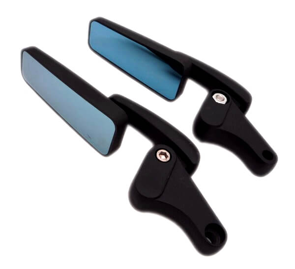 Motorcycle Universal Streetfighter Black Rear View Mirrors Street Bikes Scooter bike Aluminum Side Mirrors - pazoma