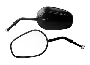 Motorcycle Rearview Side Mirrors Teardrop For Harley Road King Fatboy Touring XL883 Sportster Softail Dyna Touring - pazoma