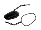 Motorcycle Rearview Side Mirrors Teardrop For Harley Road King Fatboy Touring XL883 Sportster Softail Dyna Touring - pazoma