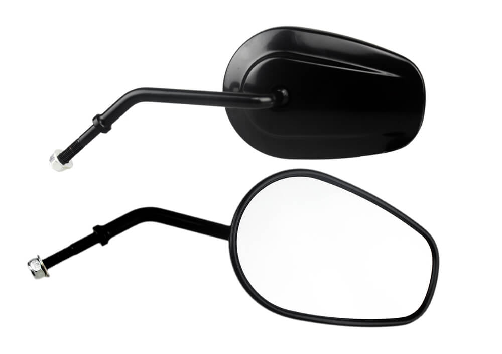 Motorcycle Rearview Side Mirrors Teardrop For Harley Road King Fatboy Touring XL883 Sportster Softail Dyna Touring - pazoma