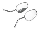 Motorcycle Rearview Side Mirrors Teardrop For Harley Road King Fatboy Touring XL883 Sportster Softail Dyna Touring - pazoma
