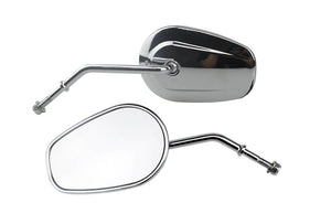 Motorcycle Rearview Side Mirrors Teardrop For Harley Road King Fatboy Touring XL883 Sportster Softail Dyna Touring - pazoma