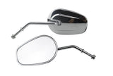 Motorcycle Rearview Side Mirrors Teardrop For Harley Road King Fatboy Touring XL883 Sportster Softail Dyna Touring - pazoma