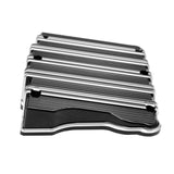 Motorcycle CNC Aluminum 10 Gauge Rocker Box Top Cover Case Black For Harley Touring Electra Glid Dyna Fat Bob Softail Twim Cam 1999-2017 - pazoma