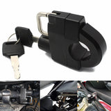 Motorcycle Universal Helmet Lock Anti-Theft For 25mm Engine Crankcase Crash Bar Motorbike Handlebars - pazoma