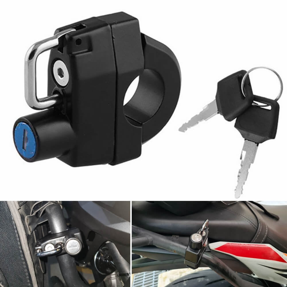 Motorcycle Universal Helmet Lock Anti-Theft For 25mm Engine Crankcase –  pazoma