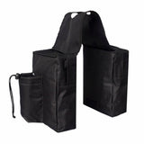 Motorcycle ATV Universal Fuel Tank Bag Luggage Saddlebag Cargo Storage Saddle Bag Black - pazoma