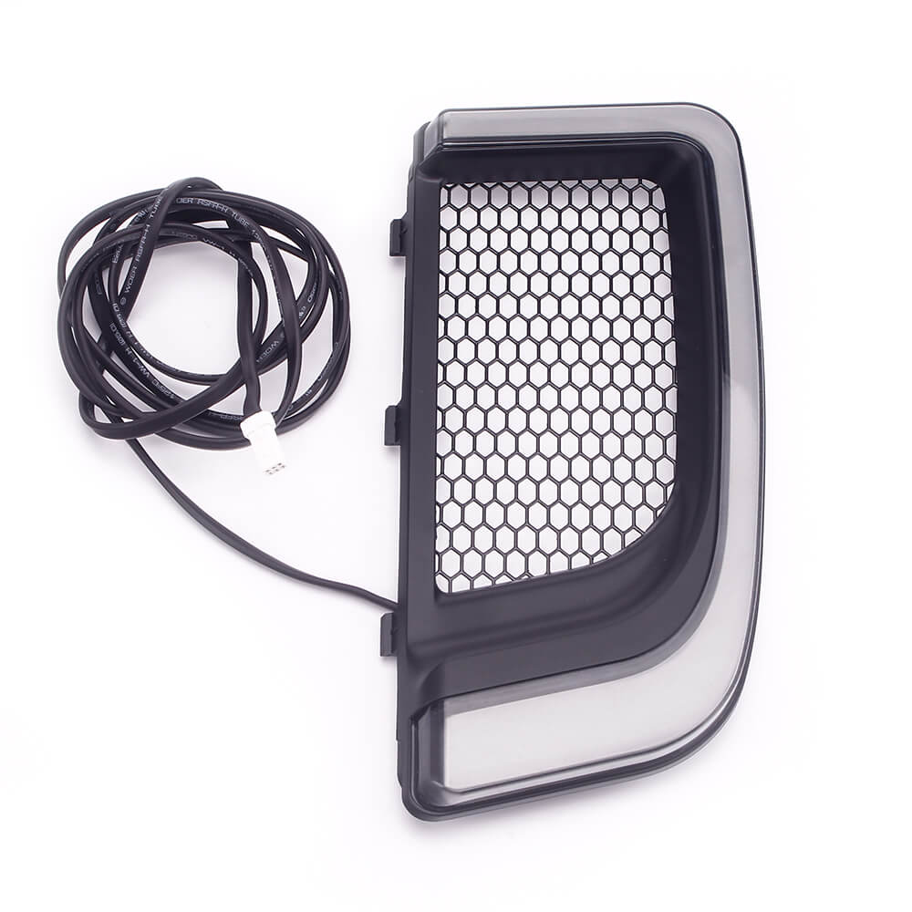 Tracer LED Running Light/Turn Signal Fairing Lower Grills for Harley Touring Trike FLHTCUL FLHTKL FLHTKSE FLTRUSE FLHXSE FLTRK FLHTCUTG 14-21 - pazoma
