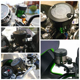 Universal Motorcycle Front Brake Clutch Fluid Bottle Master Cylinder Oil Reservoir Tank Cup 45cc 90° For Honda Suzuki Kawasaki YAMAHA Ducati Brembo - pazoma