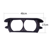 Motorcycle Dual Headlamp Headlight Trim Cover Bezel for Harley Road Glide 2015-2024 - pazoma