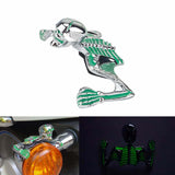 Motorcycle Metal Skeleton Skull Figure Statue Fender Visor Ornament Headlight Visor Trim Headlamp Decorative - pazoma