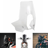 Motorcycle Motocross Adventure Dirt Bike Rally Replica Front Fairing Screen Windshield Headlight Tower Mask Clear - pazoma