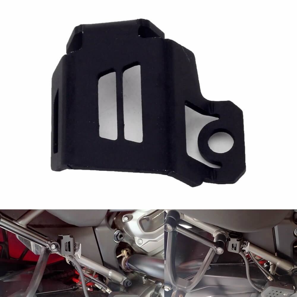Motorcycle Oil Cup Cap Protector Cover Rear Brake Pump Fluid Reservoir Guard For Harley Pan America 1250 Special RA1250S RA1250 2021-2023 - pazoma