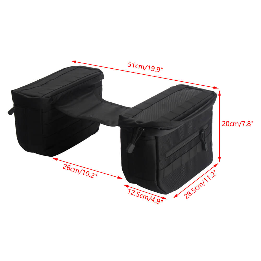 Motorcycle Saddlebags Saddle Bags Luggage Bags Travel Knight Rider Storage Bag For Harley Softail Dyna Super Glide Sportster FXR - pazoma