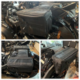 Motorcycle Saddlebags Saddle Bags Luggage Bags Travel Knight Rider Storage Bag For Harley Softail Dyna Super Glide Sportster FXR - pazoma