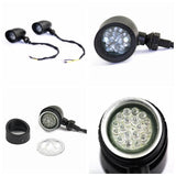 Motorcycle LED Turn Signals Heavy Duty Amber Bullet Indicators Blinkers Lights for Harley Davidson Honda Suzuki Kawasaki Yamaha CB XS 650 - pazoma