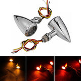 Motorcycle 3 in 1 LED Turn Signals With Taillight Flasher Lamp Universal Motorbike Indicator Light Brake Running Light 12v - pazoma