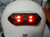 Motorcycle Helmet Night Light Strip Safety Signal Warning Light Universal Motorcycle Helmet Taillight Helmet Sticker Motorcross - pazoma