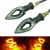 Motorcycle LED Turn Signal Moto Flasher Indicator Light DC 12V Universal Amber Blinker Lamp For BMW KAWASAKI YAMAHA R1