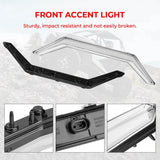 New Polaris RZR PRO XP 4 LED Front Bumper Accent Light Center Grill Lights Daytime Running Light DRL 2020-2021 2884346 - pazoma