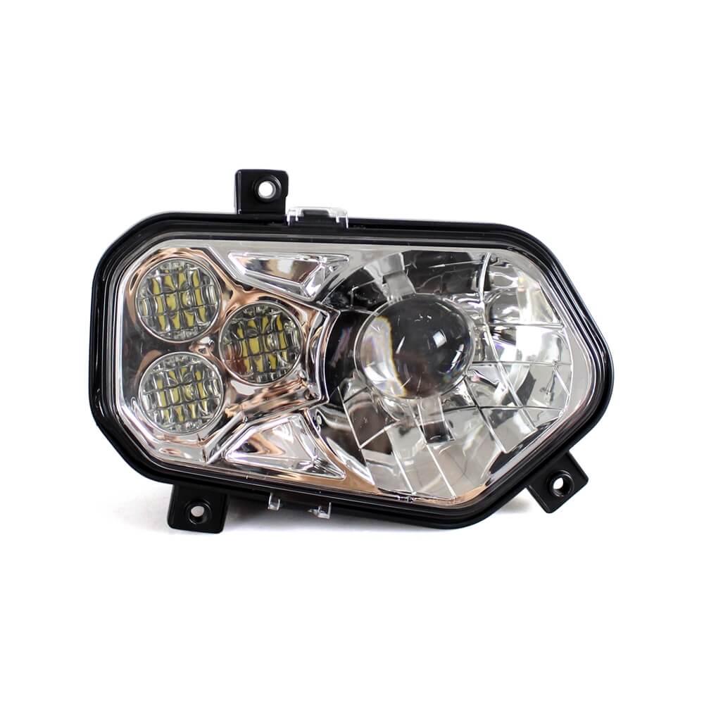 2011-2014 Polaris Sportsman RZR 400 450 500 570 800 900 XP 4 LED Conversion Headlight Replacement Lamps - Replace OEM 2411854 (LH) 2411855 (RH) - pazoma