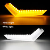 UTV Front LED Signature Light White/Yellow Turn Signal for Can-Am Defender & Defender Max 2020+ Auxillary Light Kit 715006896 - pazoma