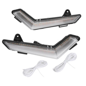 UTV Front LED Signature Light White/Yellow Turn Signal for Can-Am Defender & Defender Max 2020+ Auxillary Light Kit 715006896 - pazoma