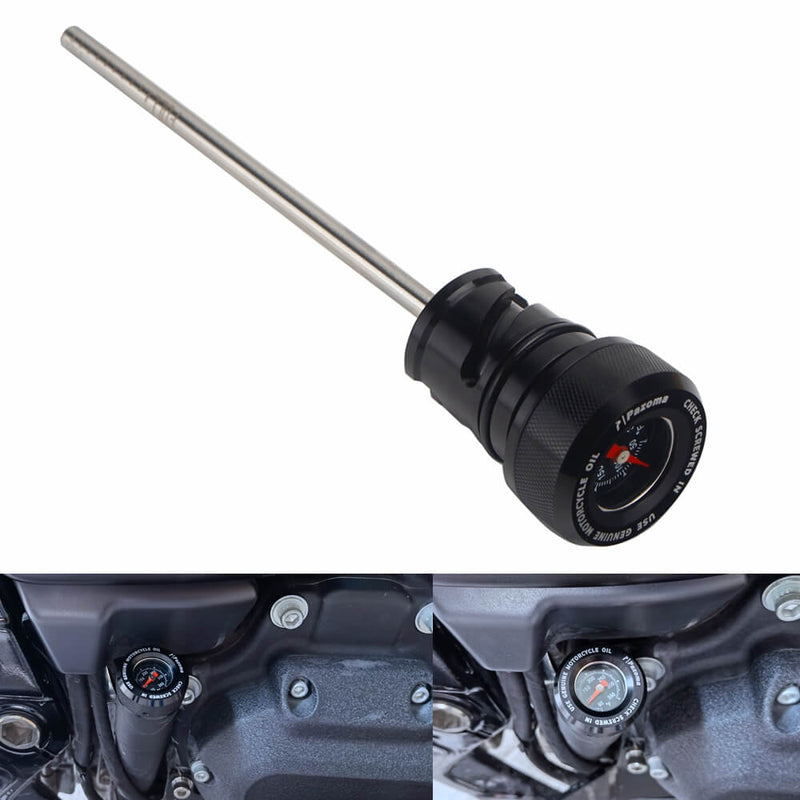 Oil Dipstick With Temperature Gauge For Harley Davidson Milwaukee 8 Softail M8 2018-2024 Breakout Deluxe Fat Bob Boy Heritage Classic Standard - pazoma