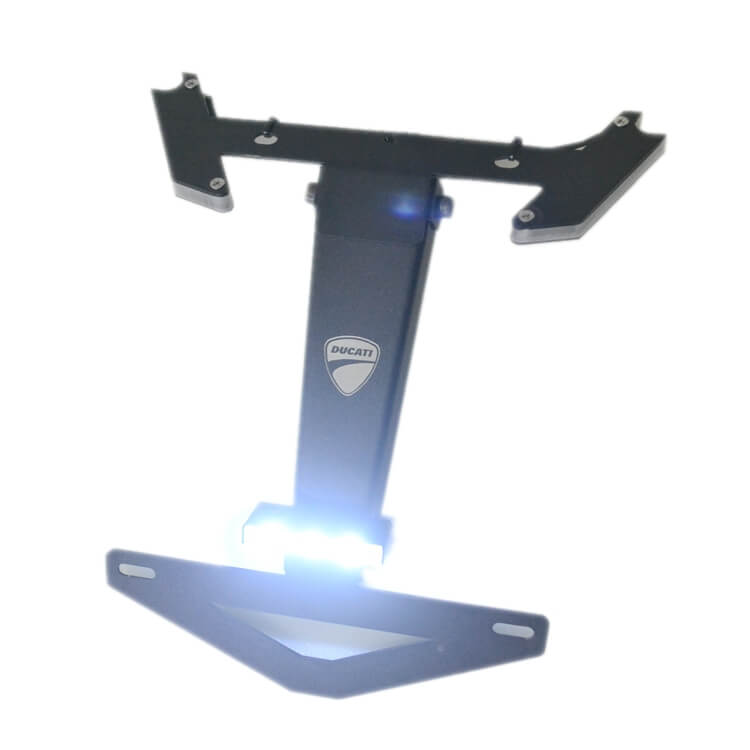 LED Tail Tidy Fender Eliminator Kit Integrated Turn Signals License Plate Light Bracket For Ducati Scrambler 800 Icon / Urban Enduro 2015-2019 - pazoma