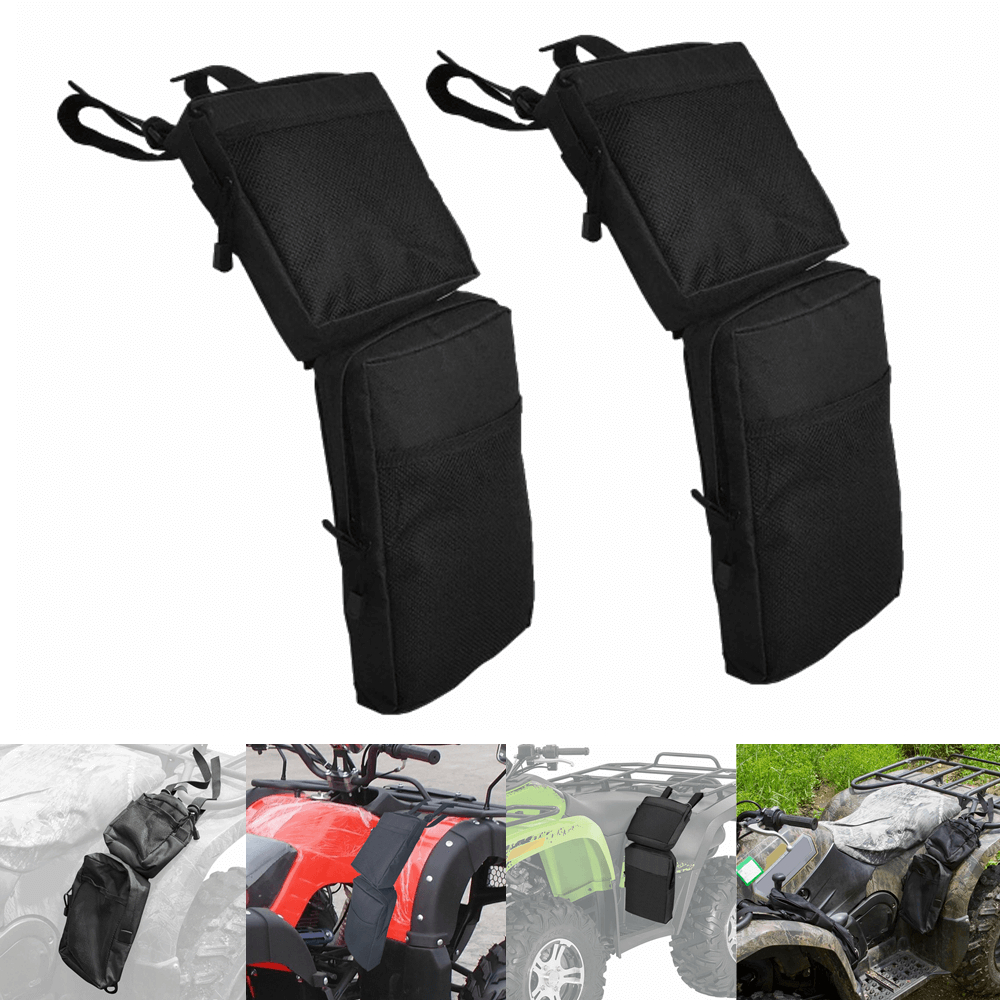 ATV UTV 4-Wheeler Universal Big Horn Fender Bag Black