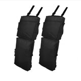 Universal Black ATV UTV Fender Bags Saddle Bag Luggage Storage Pack Zipper Pockets Hunting Bags Beach Fishing Bags Outdoor Sports - pazoma