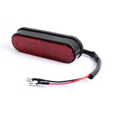 Pazoma Universal Motorcycle 3 LED Tail License Number Plate Light with Red Reflector - pazoma