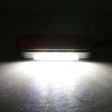 Pazoma Universal Motorcycle 3 LED Tail License Number Plate Light with Red Reflector - pazoma