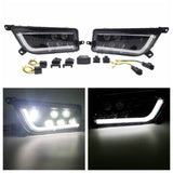 Polaris RZR XP 1000 LED Headlights RZR 900 Fits 2014-2020 UTV Headlamp with White DRL Daytime Running Lamp